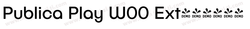 Publica Play W00 Ext字体转换